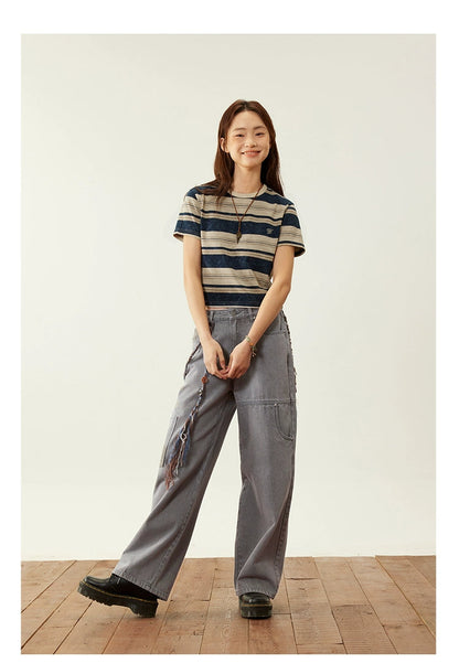 Octopusme Retro Striped T-shirt