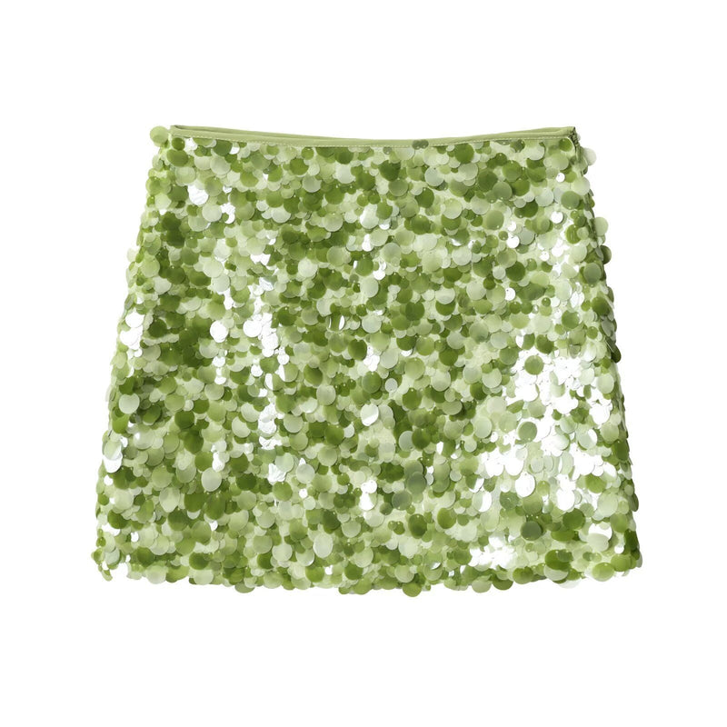 Kathia Sequin Mini Skirt