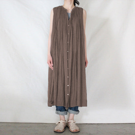 French Pleating Dress Summer Western Paris Yarn Loose Large Dress a Line Dress Can Be Used As Blouse