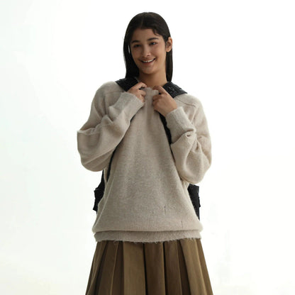 Loose Fit Mohair Sweater