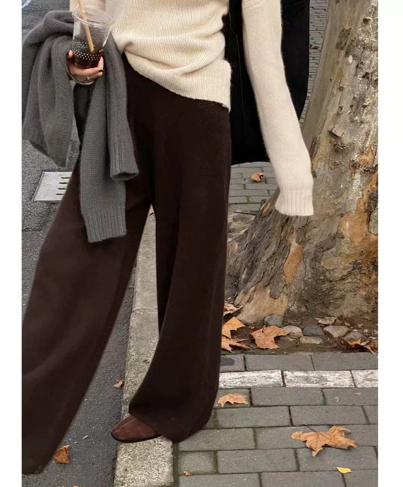 Fiona Cozy Wide-leg Pants