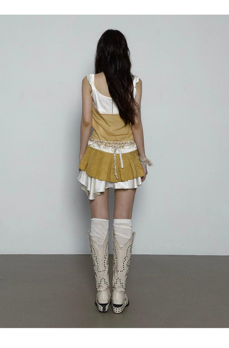 Inspired Layered Mini Dress