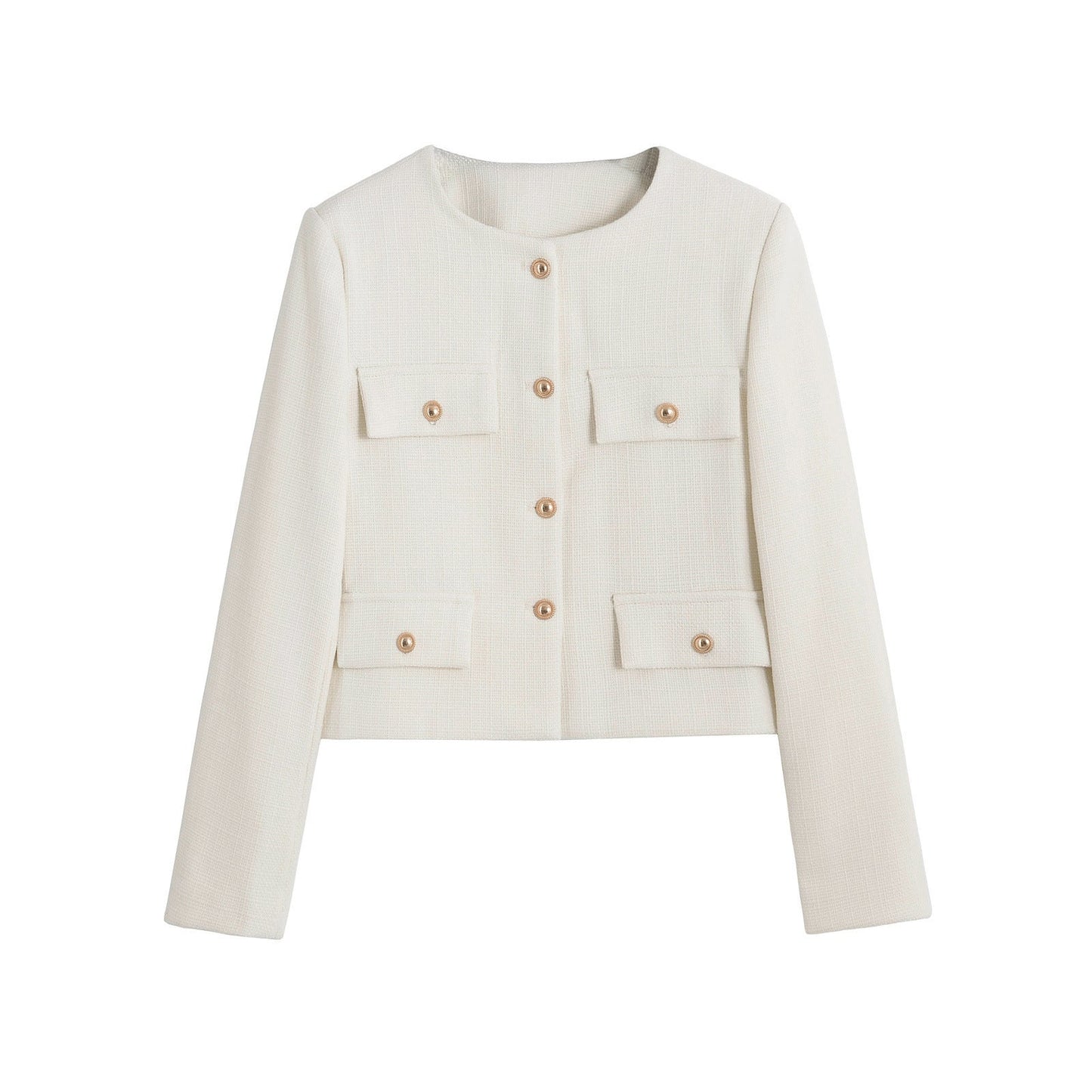 Sunday Bouclé Button Coat