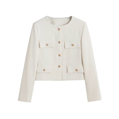 Sunday Bouclé Button Coat
