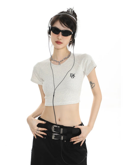 Embroidered Short Sleeve T-shirt