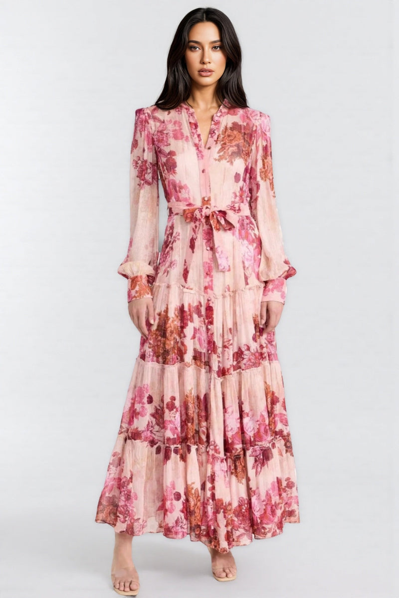 Hermione Mid Sleeve Maxi Dress