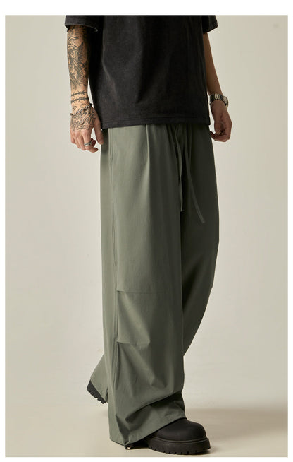 Sage Flowy Wide Leg Pants