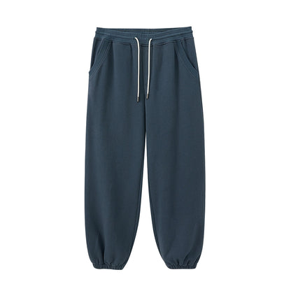 Full Zip Hooded Sweatshirt & Straight Leg Cuffed Pants Set