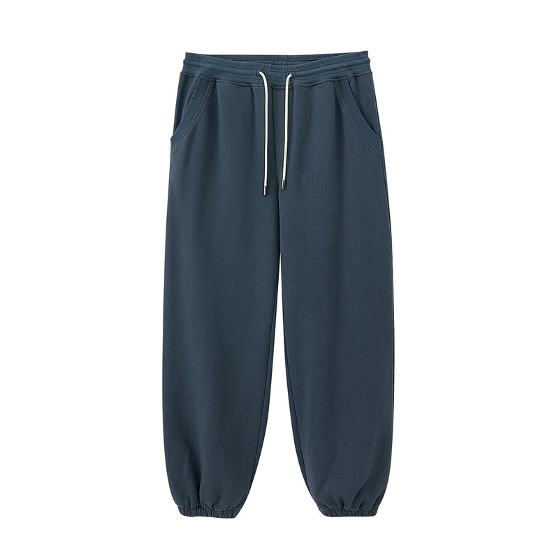 Full Zip Hooded Sweatshirt & Straight Leg Cuffed Pants Set