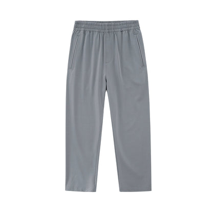 Side Seam-free Elastic Waist Cropped Pants