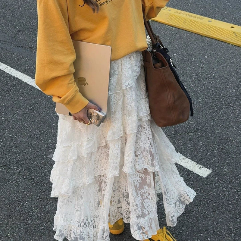 Rayne Lace Maxi Skirt