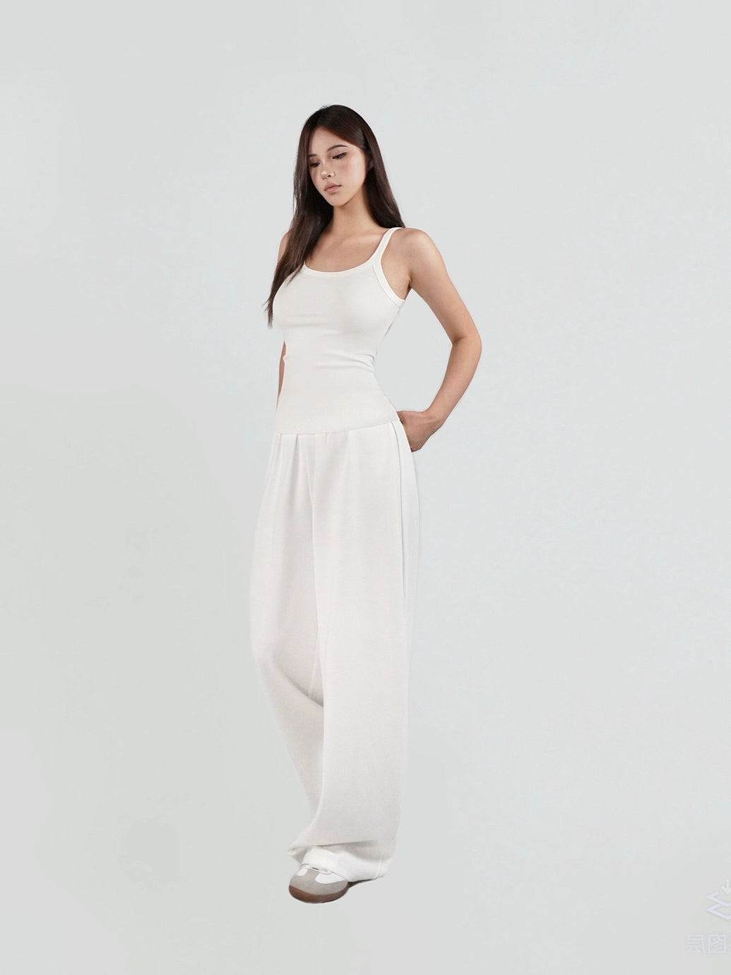 Floor-length Straight Pants