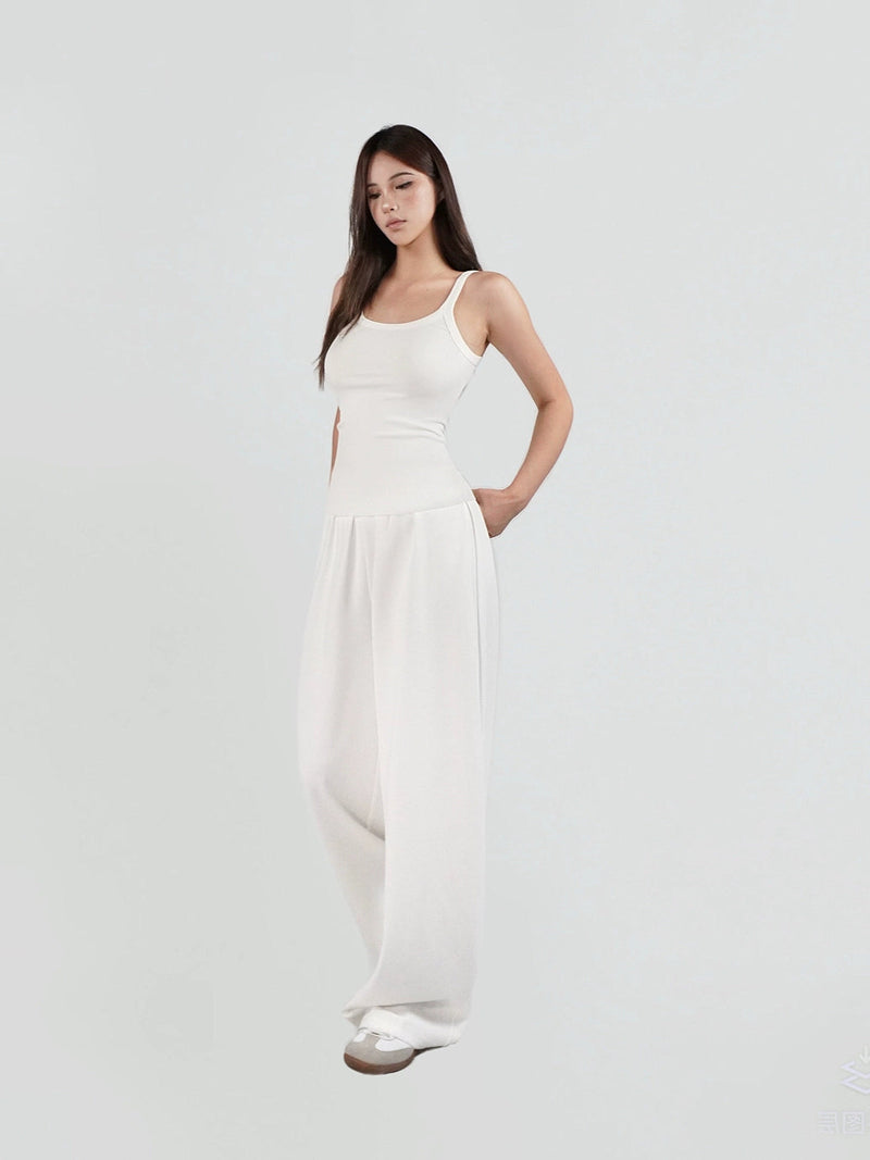 Floor-length Straight Pants