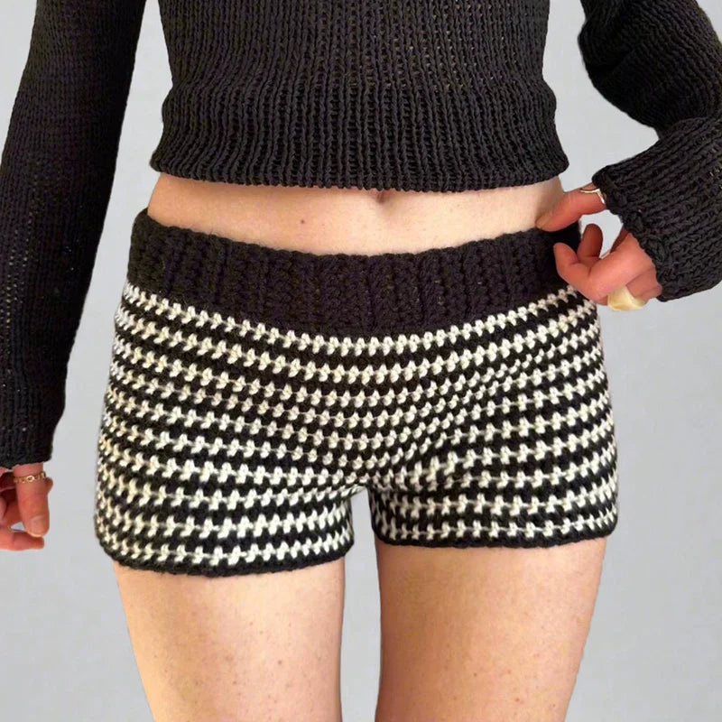 Kensington Striped Woolen Shorts