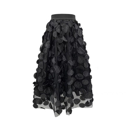 Retro A-line Large Swing Skirt
