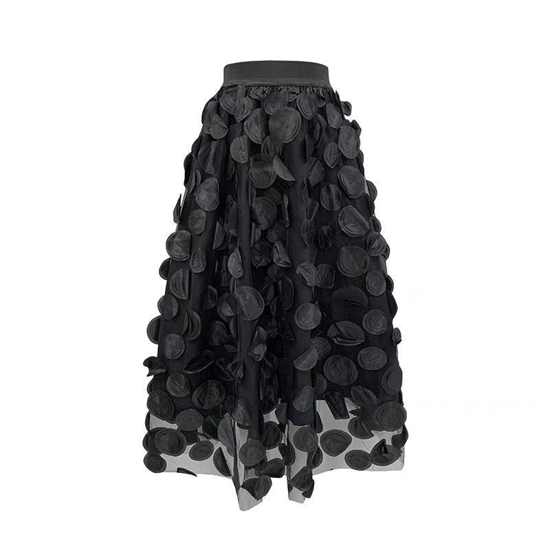 Retro A-line Large Swing Skirt