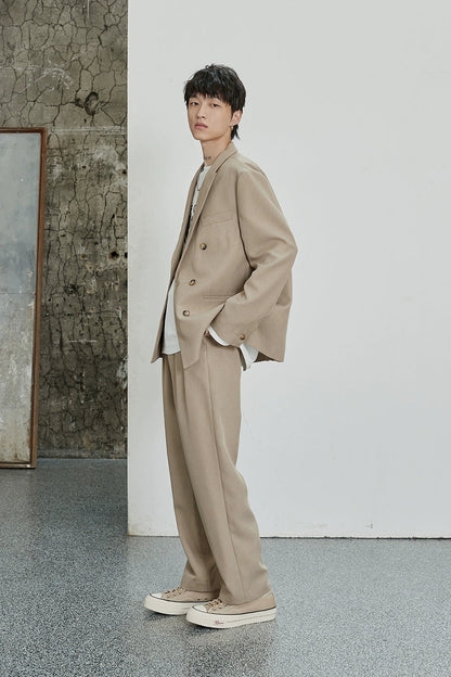 Classic Double-pleated Dress Pants