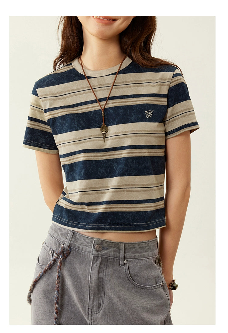 Octopusme Retro Striped T-shirt