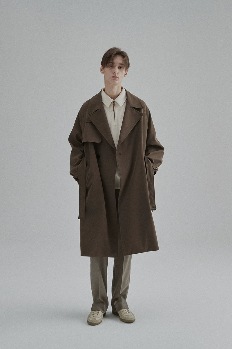 Half-zip Polo Collar Pocket Oversized Sweatshirt