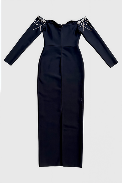 Darle One-shoulder Bandage Maxi Dress