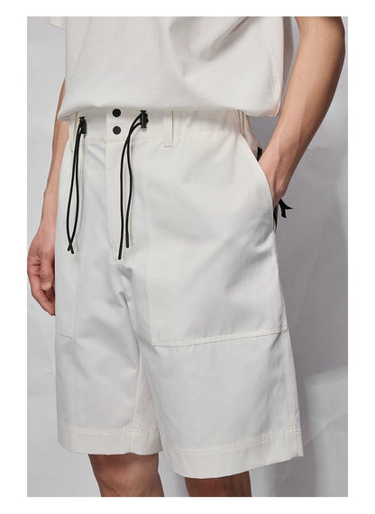 Wide Relaxed Straight-cut Cropped/mid-length Pants