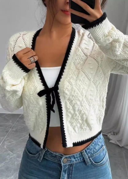 Charm Tie-front Knit Cardigan