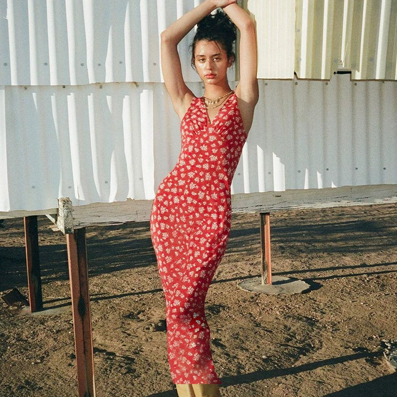 Aubrie Backless Maxi Dress