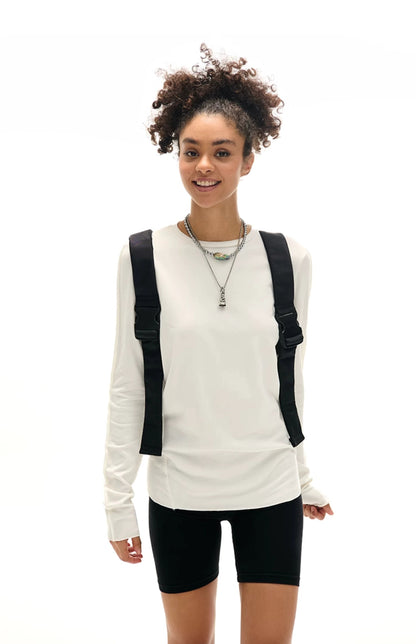 Round Neck Slim Fit Long Sleeve T-shirt