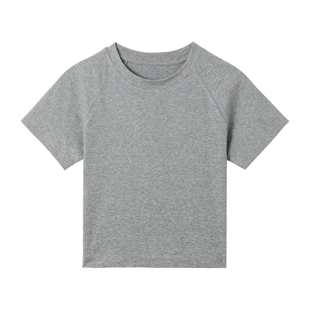 Color Regular Shoulder Short Sleeve T-shirt