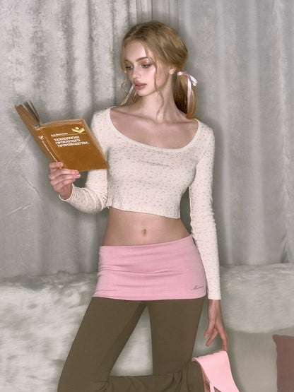 Low-rise Slim Fit Micro Flare Yoga Pants
