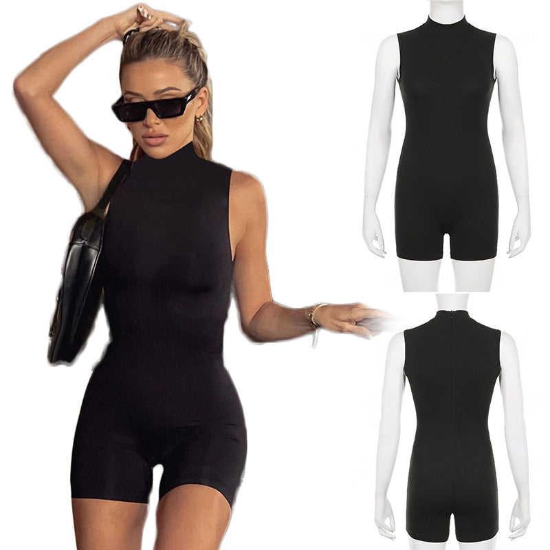 Jumpsuit Tight Jumpsuit Color Slim Fit Hip Raise Clothes