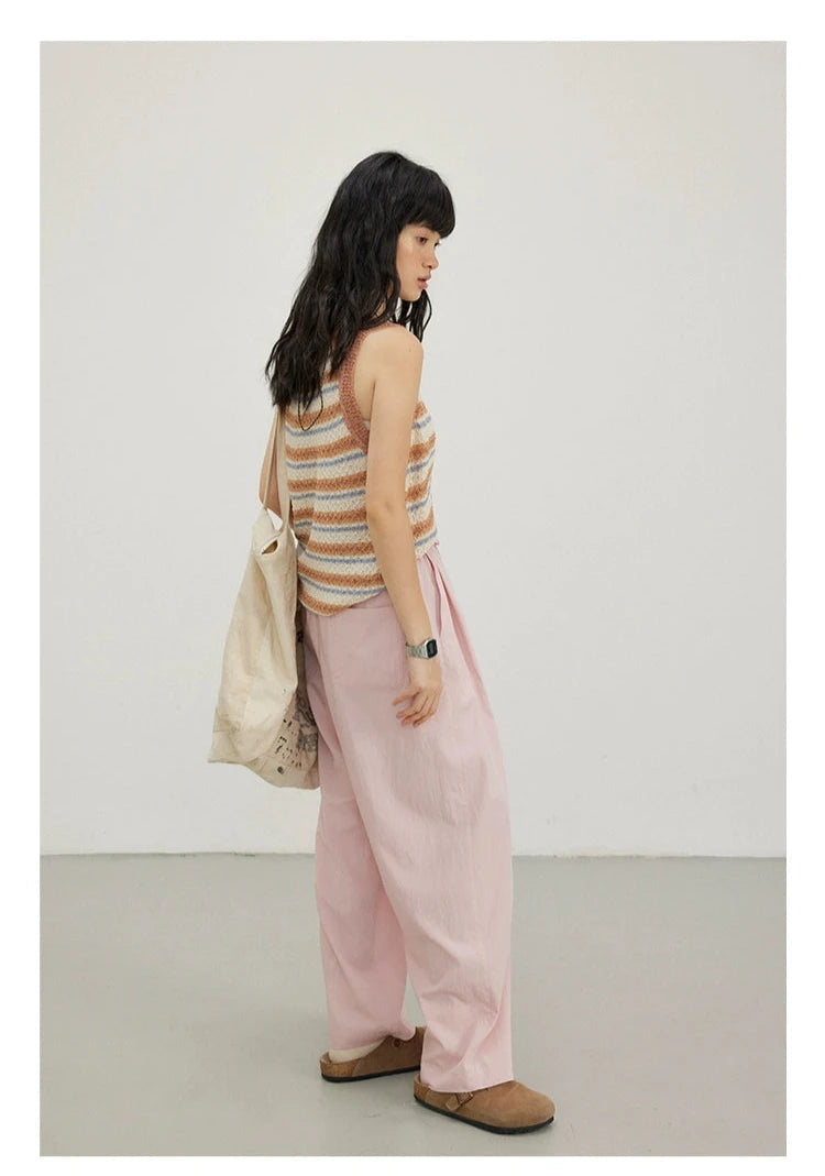 Octopusme Relaxed Fit Wide-leg Pants