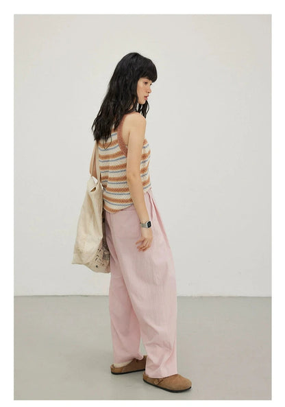 Octopusme Relaxed Fit Wide-leg Pants