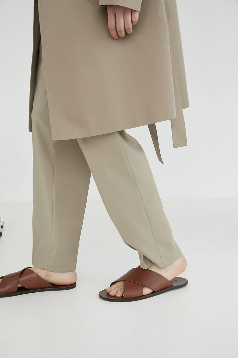 Double-pleated Comfort Dress Pants