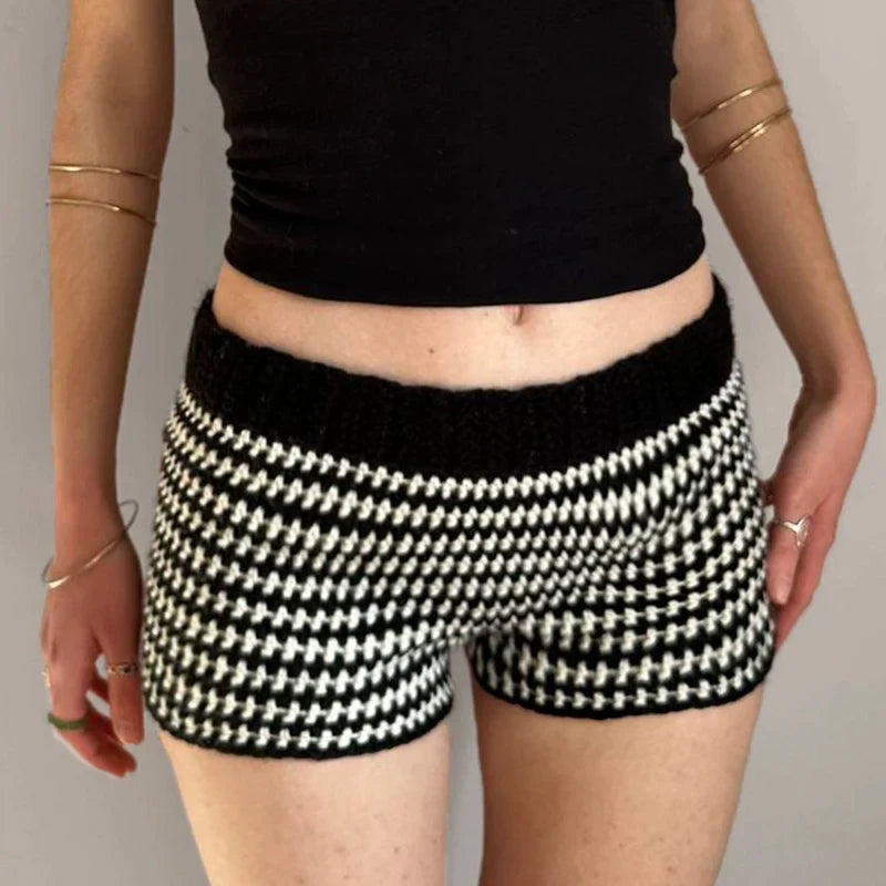 Kensington Striped Woolen Shorts
