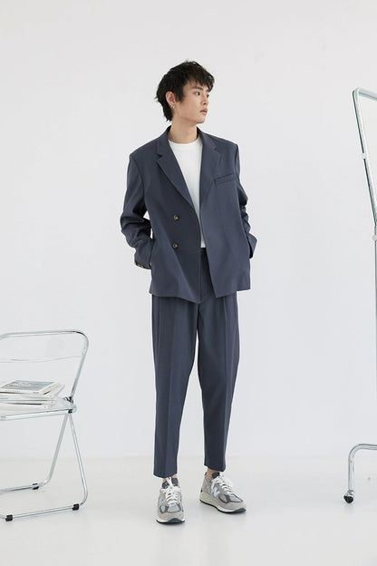 Double-pleated Comfort Dress Pants