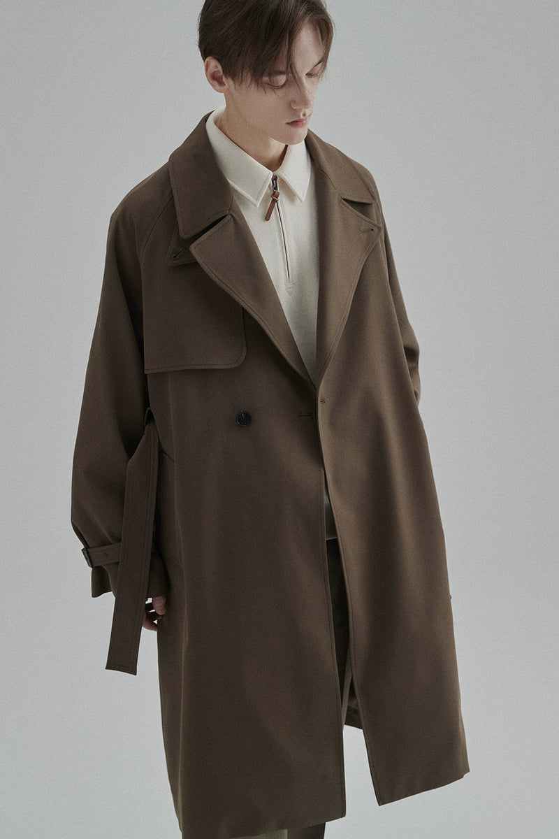 Half-zip Polo Collar Pocket Oversized Sweatshirt