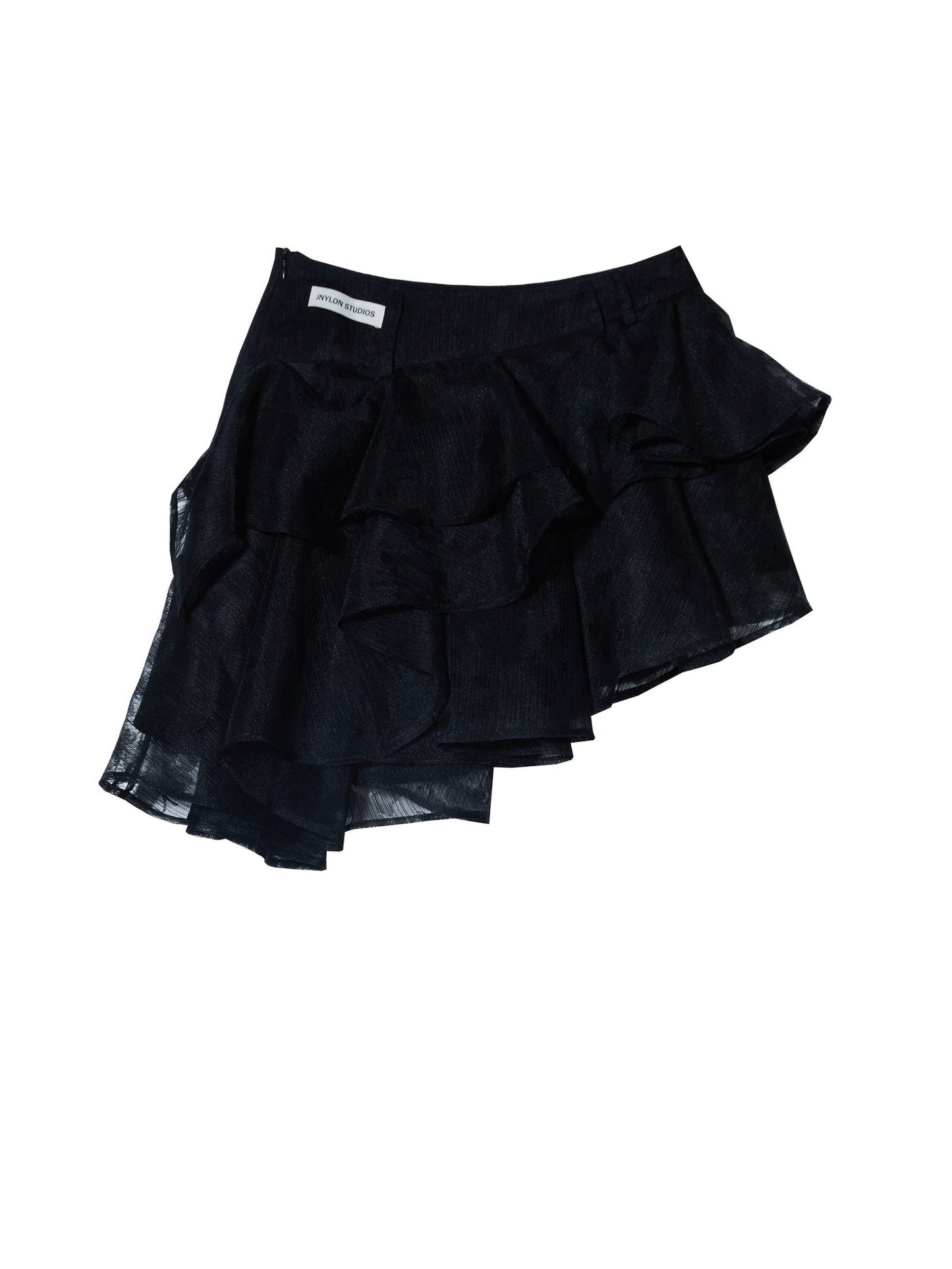 Rose Jacquard Fluffy Skirt - 3d Dimensional Design