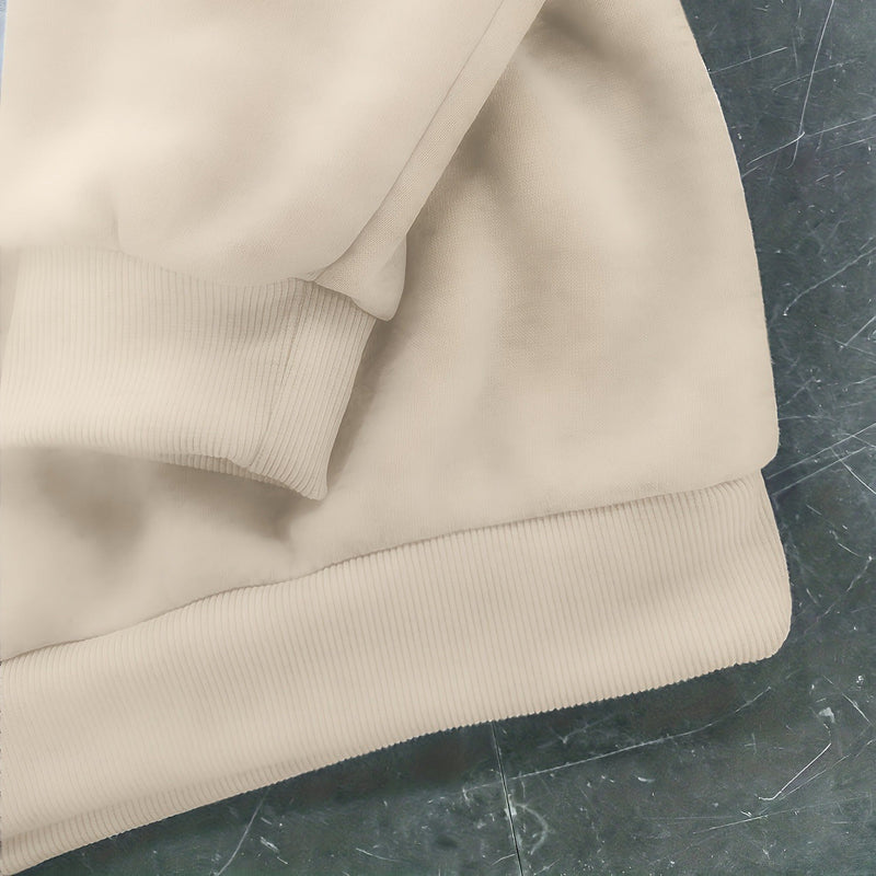 Sweatshirt Outdoor Autumn Winter Loose Long Sleeve Sweatershirt Half Zipper