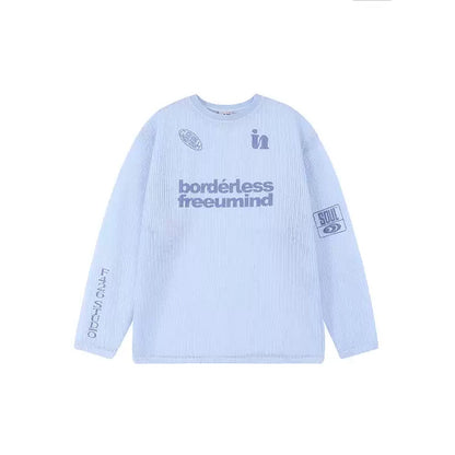 T-shirt With Hollow Letter Print