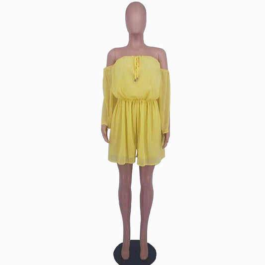 Short Sleeved Chiffon Summer Clothing Summer Romper