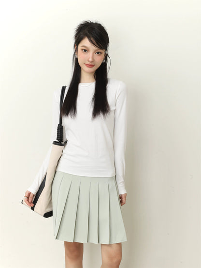 Round Neck Long Sleeve T-shirt