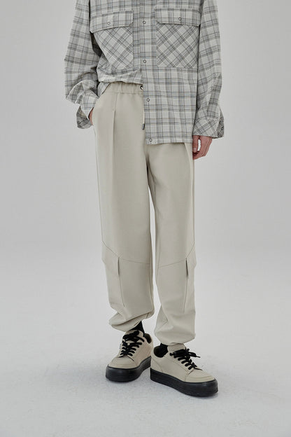 Draping Drawstring Cargo Pants