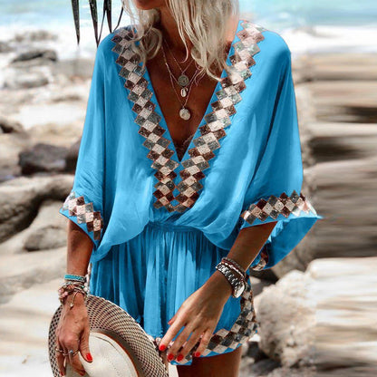 Summer Beach Printing Clothing Bohemia Jumpsuit