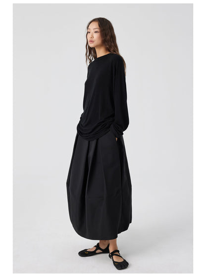 Bubble Long Skirt