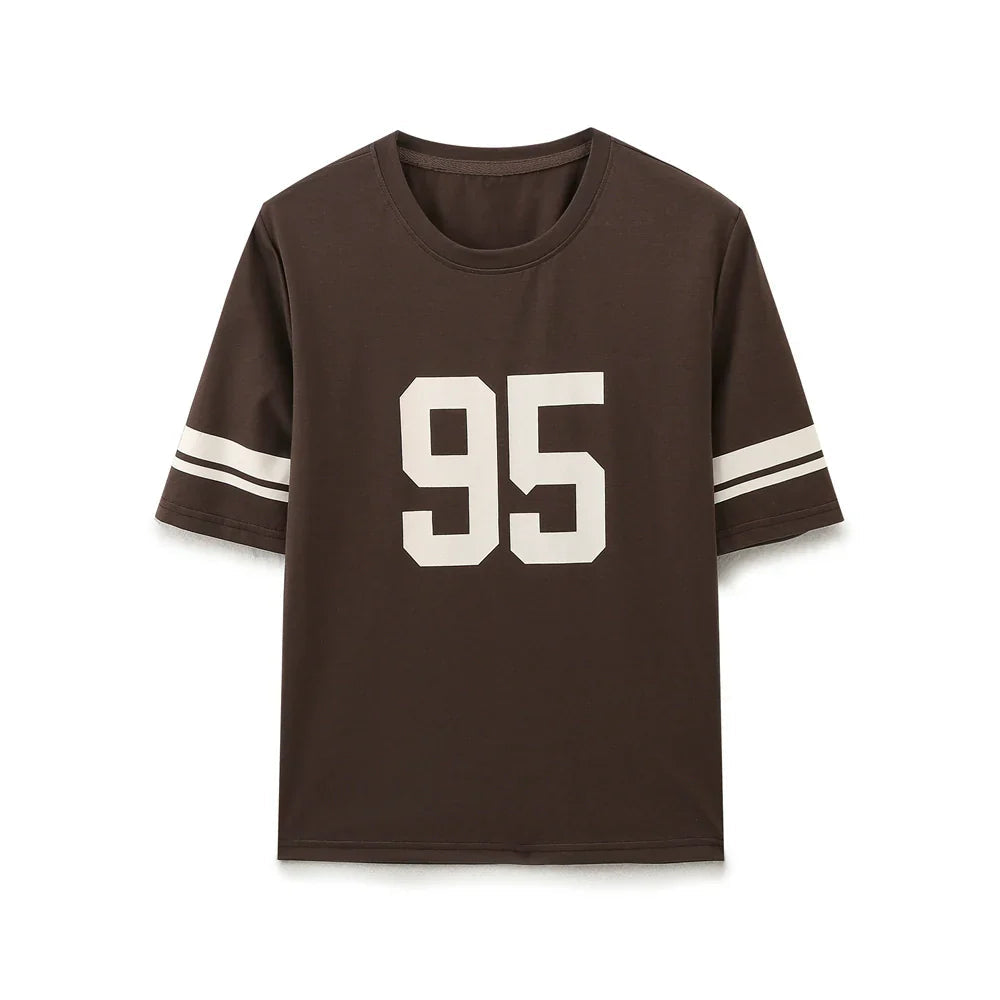 Aaliyah Round Neck Pullover T-shirt
