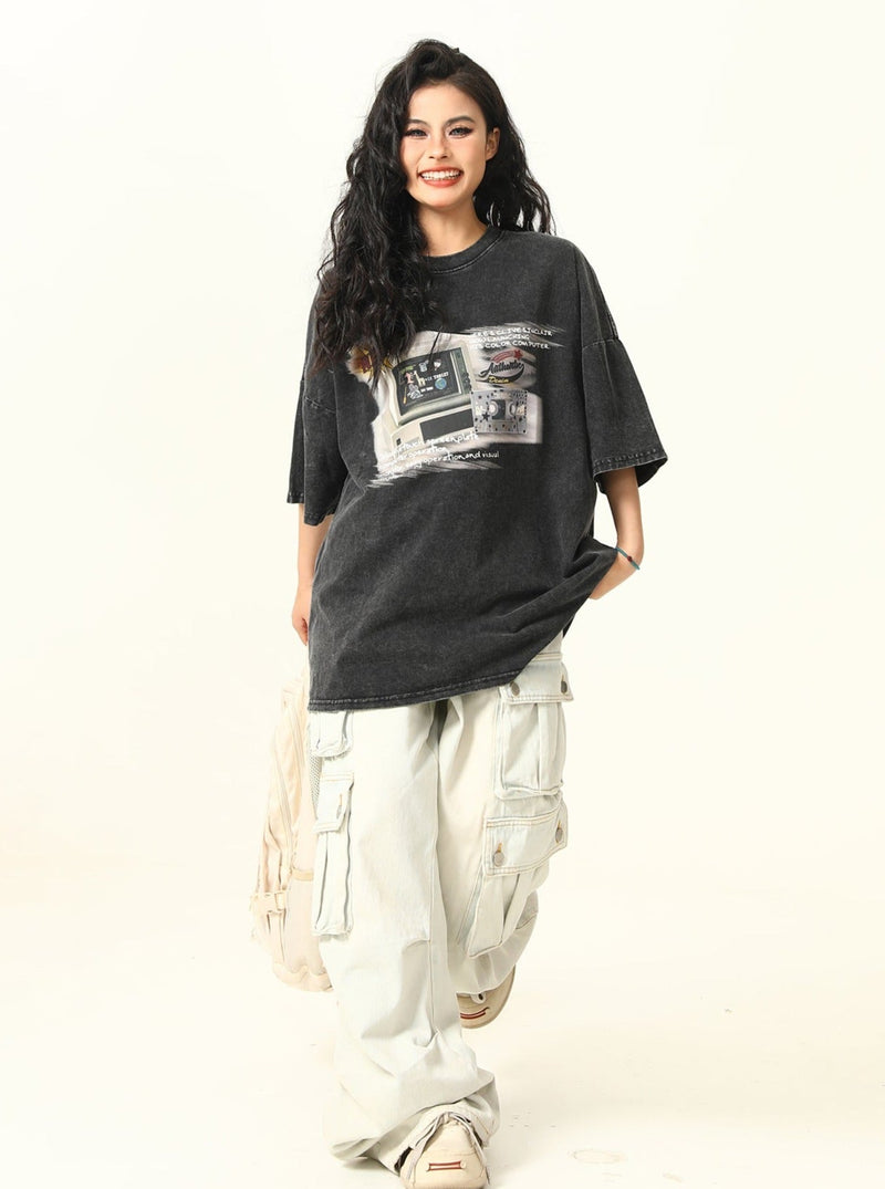 Retro Game Oversized T-shirt