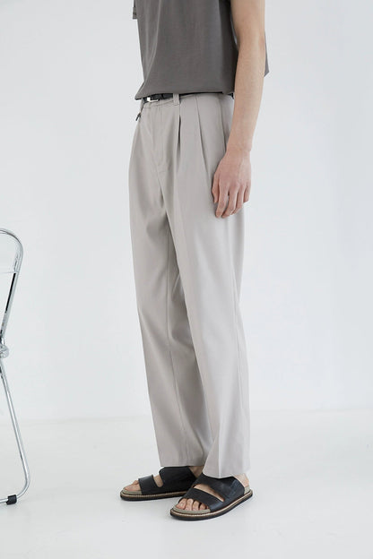 Double-pleated Comfort Dress Pants