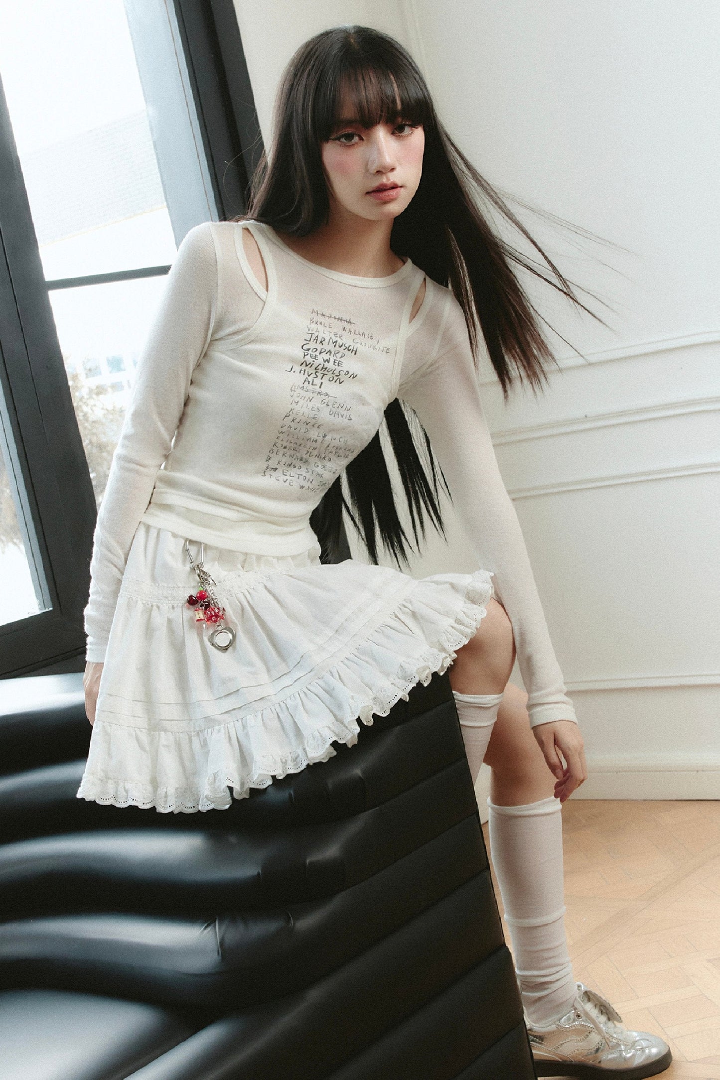 Sweet Poetry Long Sleeve Top Set-up