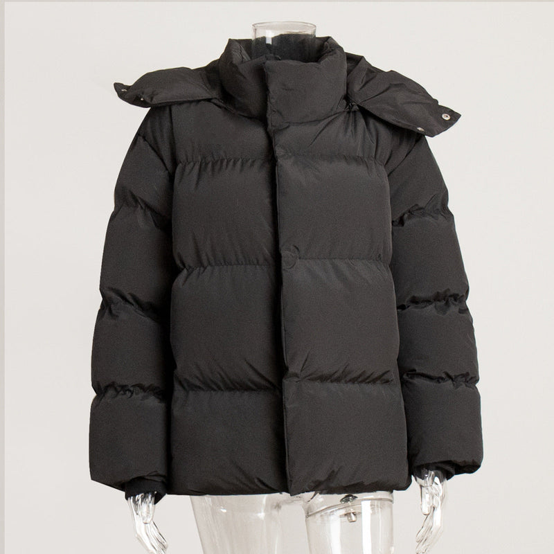 Lilyth Oversized Hooded Quilted Coat